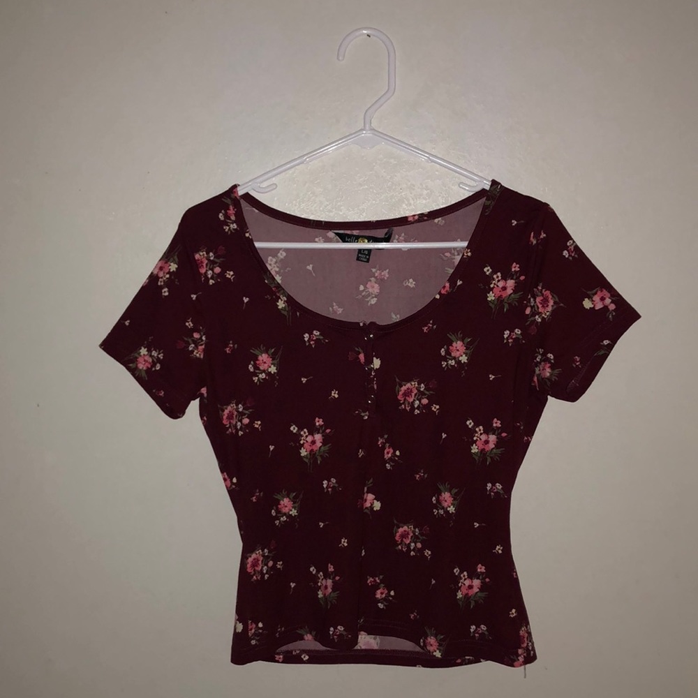Belle Tweed Floral Top